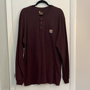 Men's Carhartt Original Fit Long Sleeve Henley